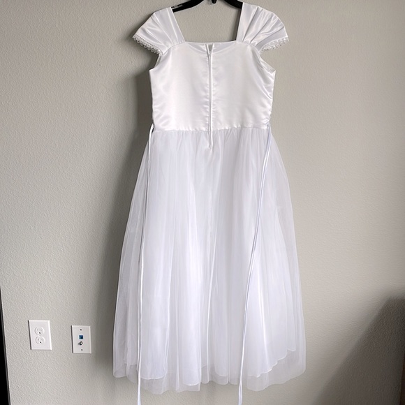 Kid's Dream - Girls Special Occasion Dress - White - Size 15-16 - Picture 8 of 12
